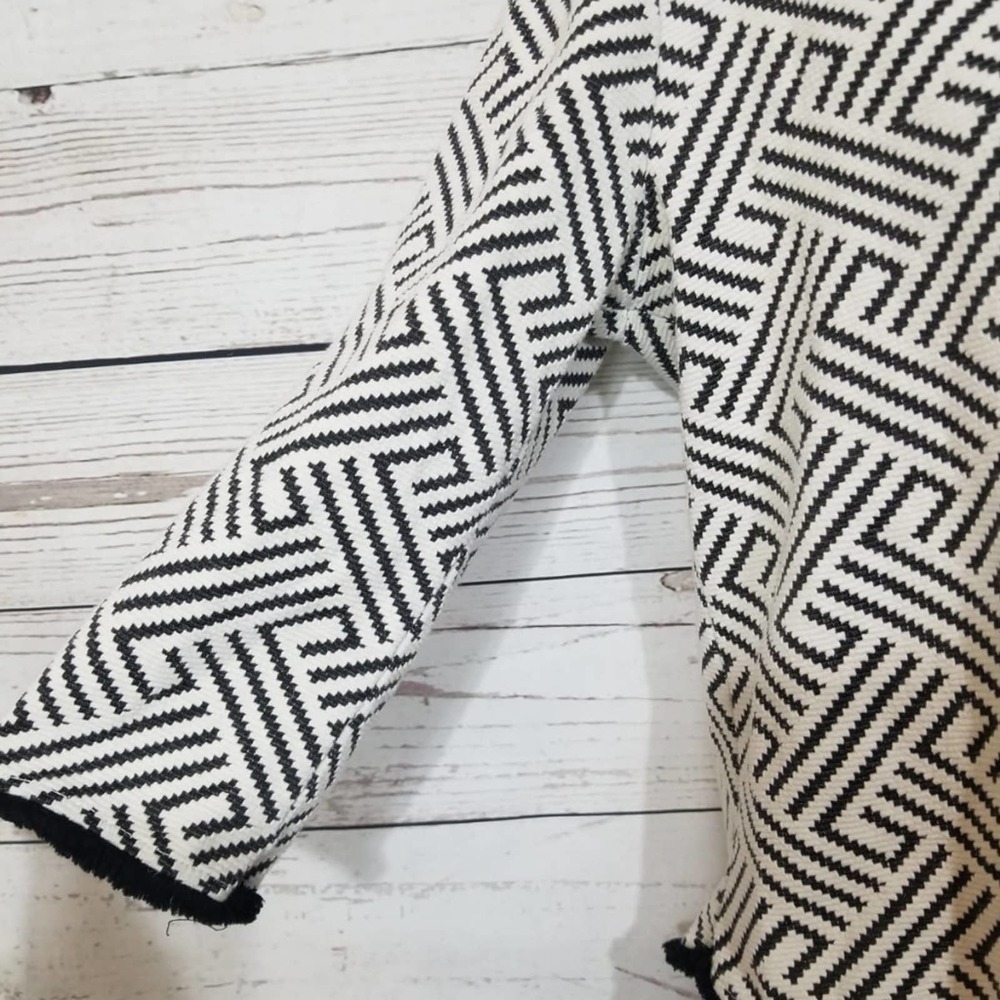 Anthro W5 Black and White Patterned Knit Top - Picture 5 of 7